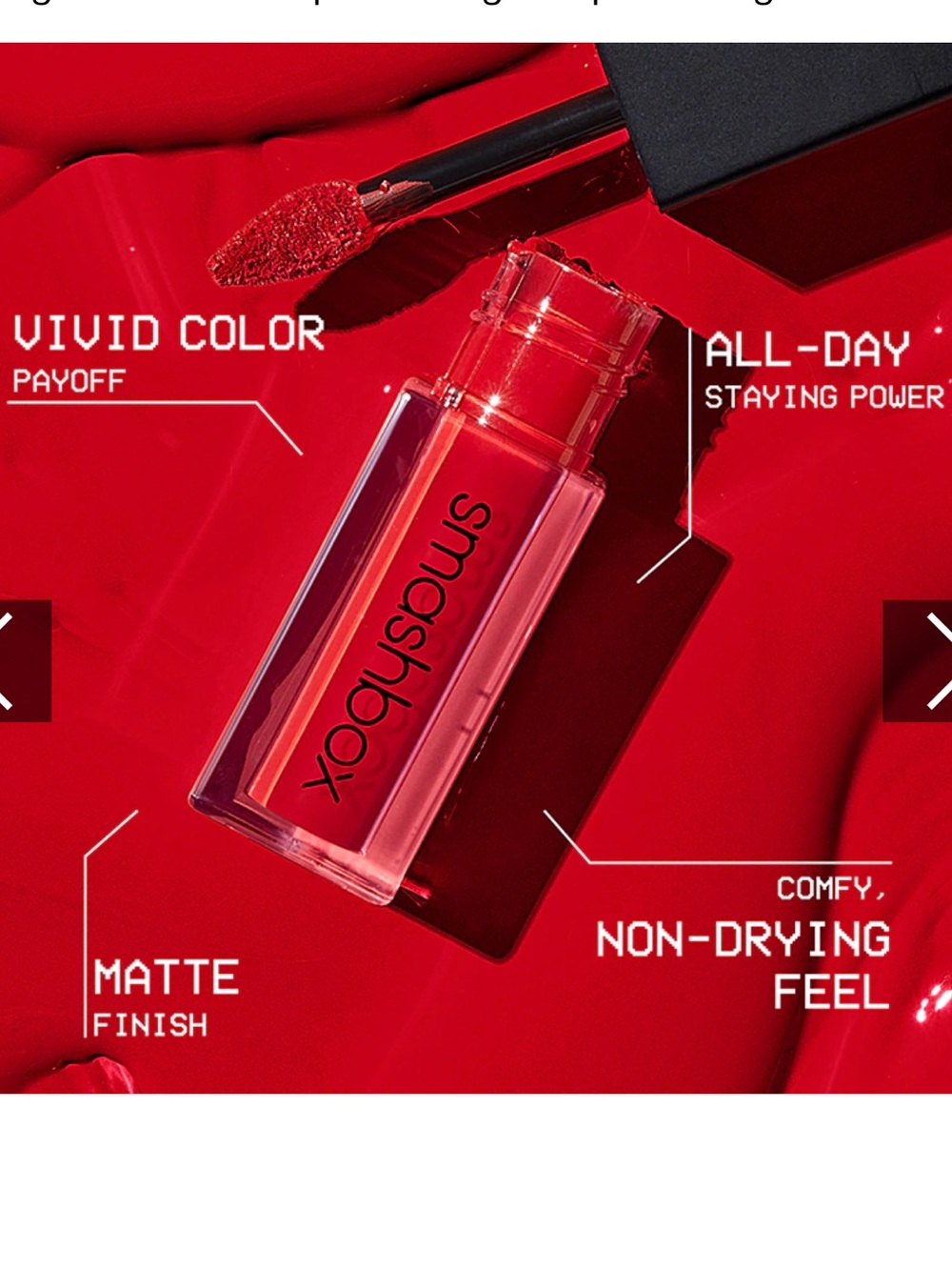 Smashbox Always On Longwear Matte Liquid Lipstick in Bang Bang 4ml BRAND NEW - Picture 4 of 4